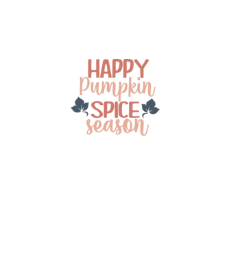 Happy pumpkin spice season minta fekete pólón