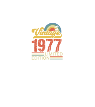 Vintage Years Limited Edition 1977 minta fekete pólón