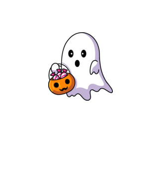 Ghost minta fekete pólón