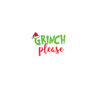 grinch please minta fehér pólón