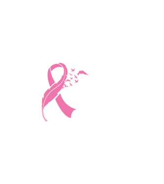 Pink Ribbon minta világos rózsaszín pólón