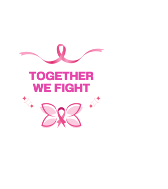 Together We Fight minta fekete pólón