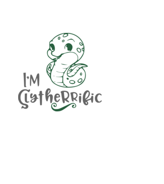 Im Slytherrific minta világoskék pólón