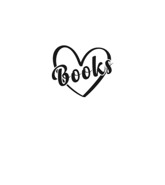 Books love minta fehér pólón