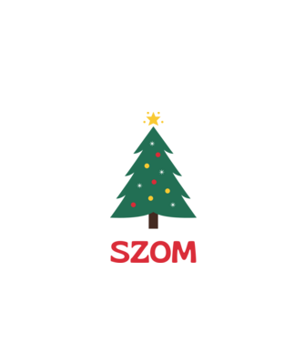 Fszom minta fekete pólón