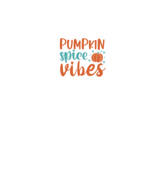 Pumpkin spice vibes minta fekete pólón