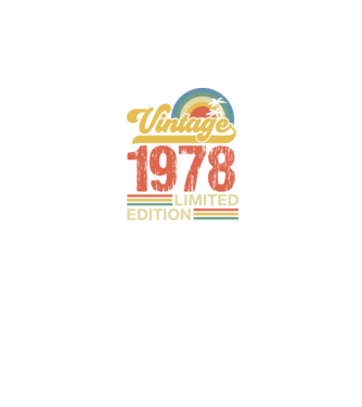 Vintage Years Limited Edition 1978 minta fekete pólón
