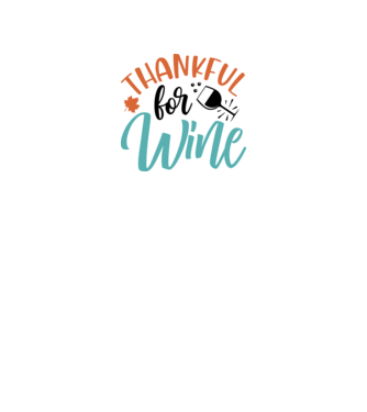 Thankful for wine minta dusty pink pólón