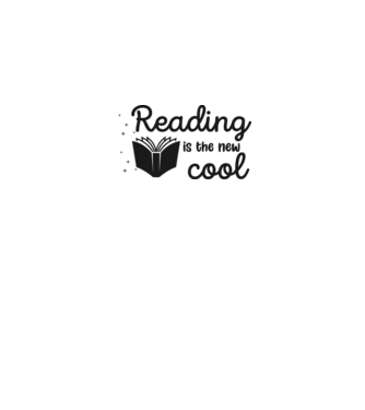 Reading is the new Cool minta fehér pólón
