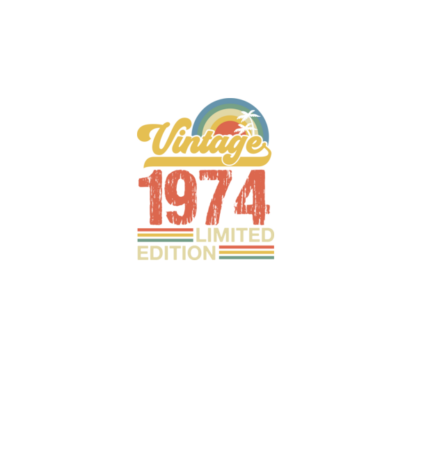 Vintage Years Limited Edition 1974 minta fekete pólón