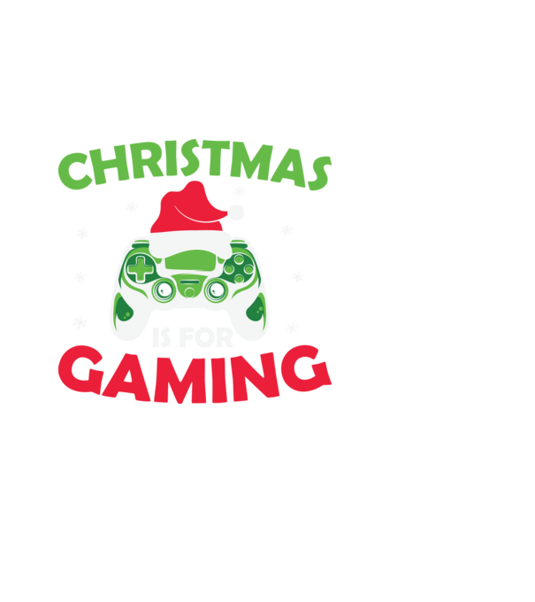 Gamer christmas minta fekete pólón
