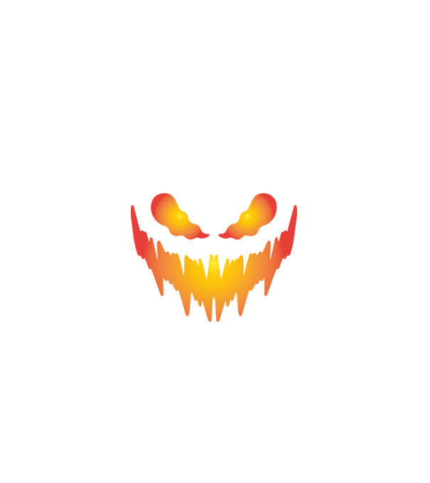 Spooky  minta fekete pólón