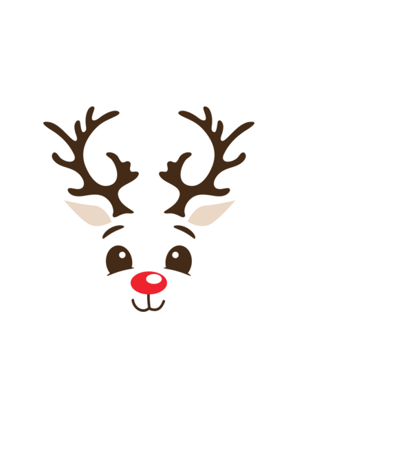 Reindeer minta fekete pólón