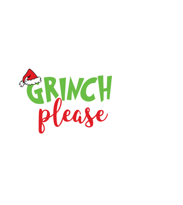 grinch please minta fekete pólón