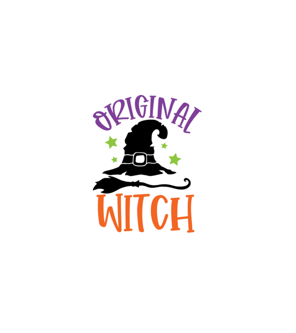 Original Witch minta fehér pólón