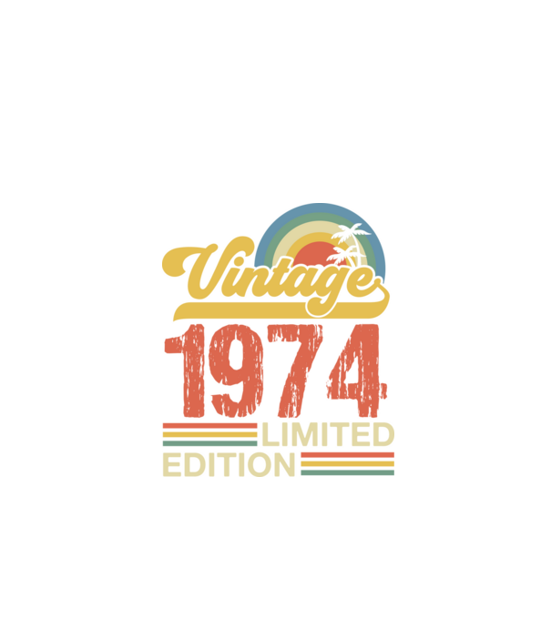 Vintage Years Limited Edition 1974 minta fekete pólón
