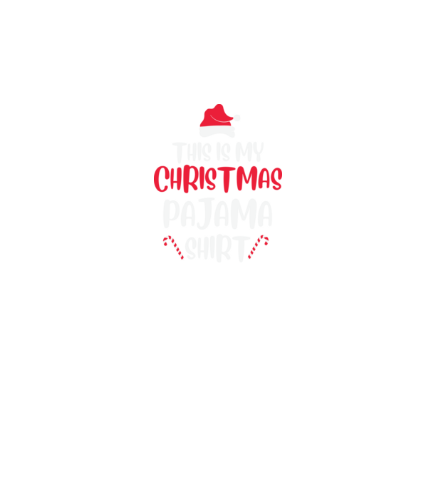 This Is My Christmas Pajama minta sötétkék pólón