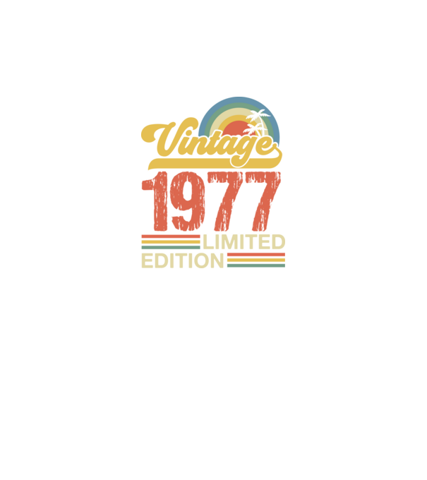 Vintage Years Limited Edition 1977 minta fekete pólón