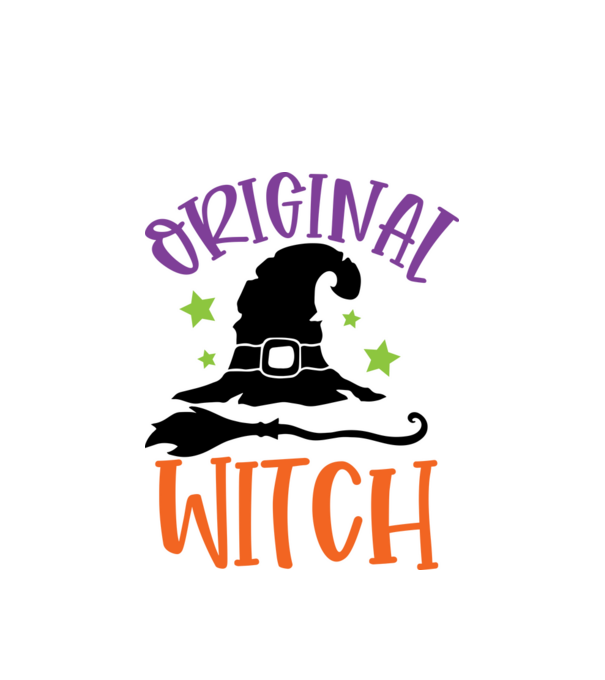 Original Witch minta fehér pólón