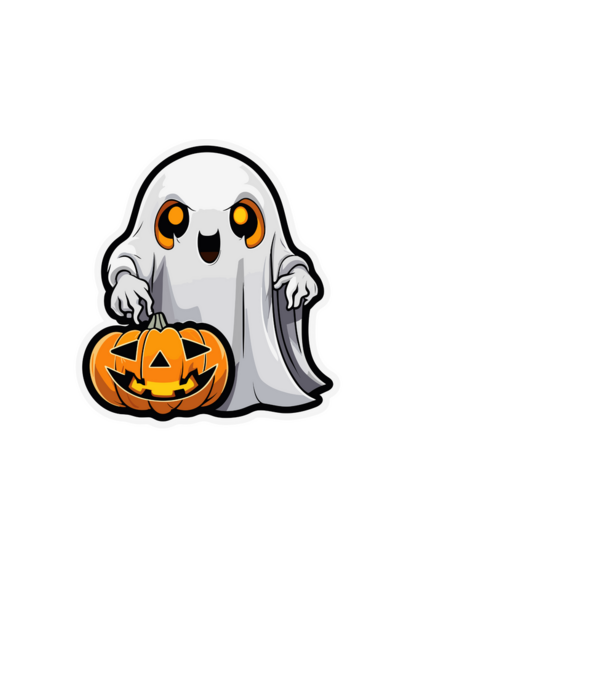 Happy Halloween minta fehér pólón