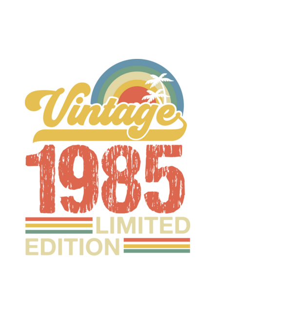 Vintage Years Limited Edition 1985 minta fekete pólón