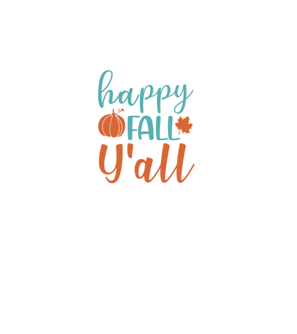 Happy fall yall minta fekete pólón