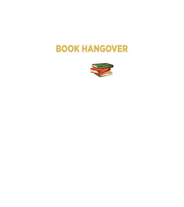Book hangover minta sötétszürke pólón