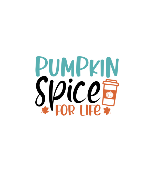 Pumpkin spice for life minta fehér pólón