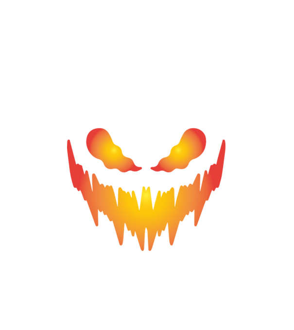 Spooky minta fehér pólón