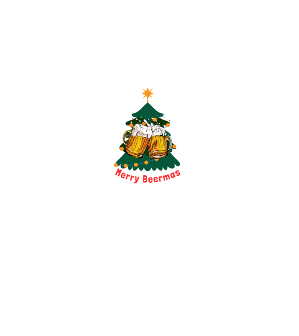 Merry Beermas minta fekete pólón
