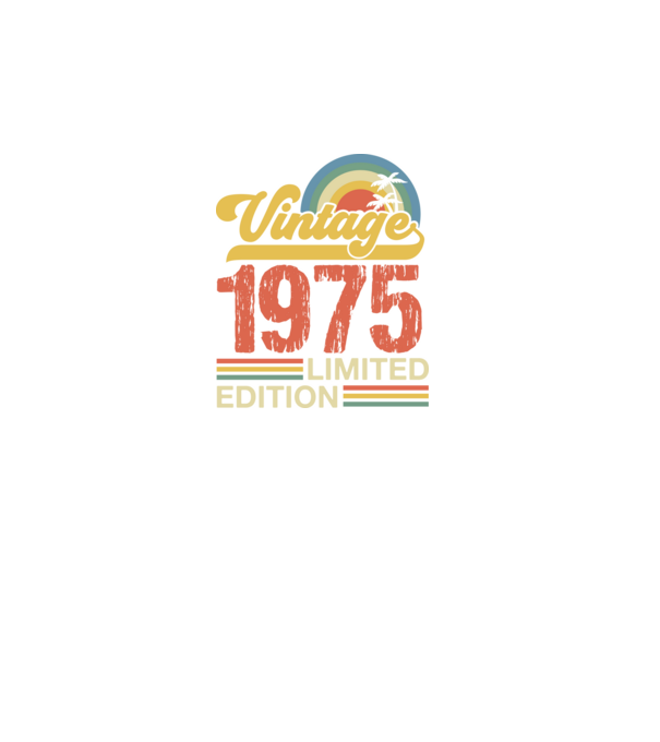 Vintage Years Limited Edition 1975 minta fekete pólón