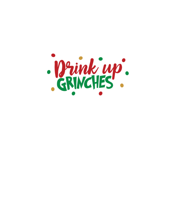 Drink up Grinches minta szürke pólón