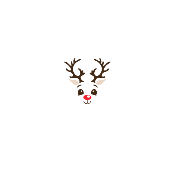 Reindeer minta fehér pólón