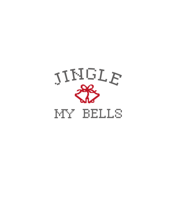 Jingle my bells minta szürke pólón