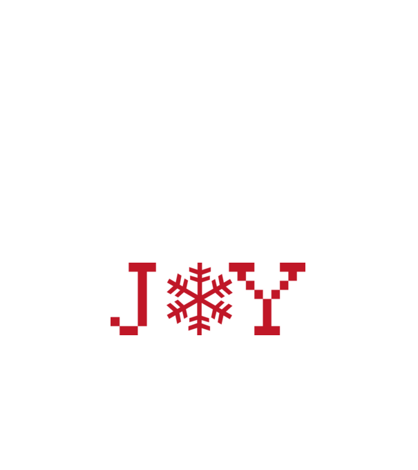 Joy minta fehér pólón