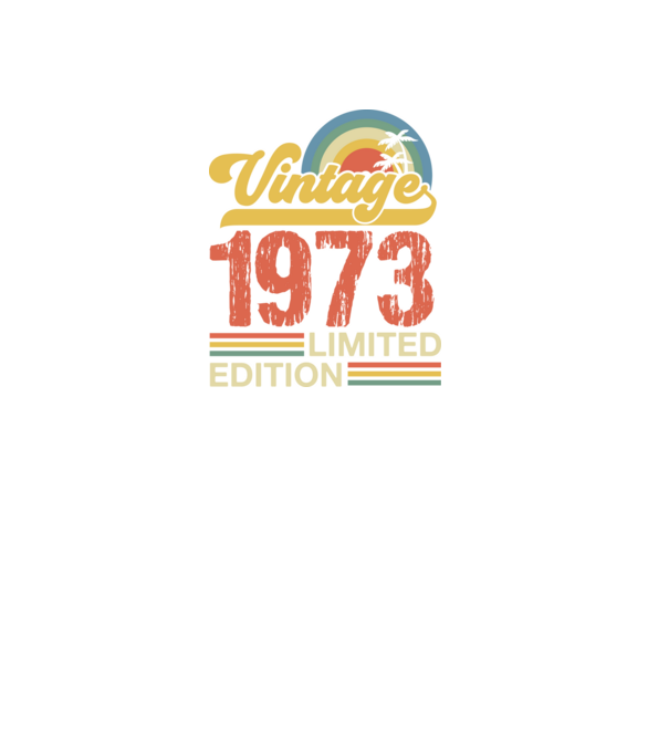 Vintage Years Limited Edition 1973 minta fekete pólón