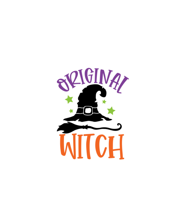 Original Witch minta fehér pólón
