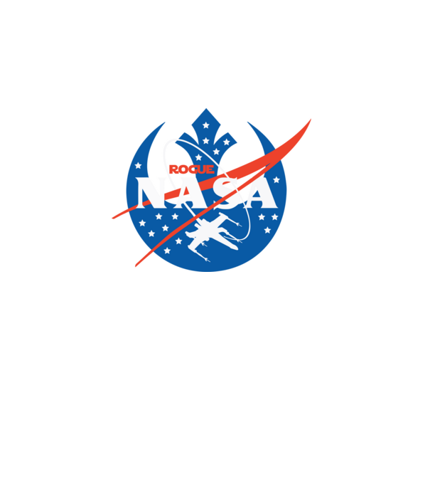 Rogue NASA minta türkiz pólón