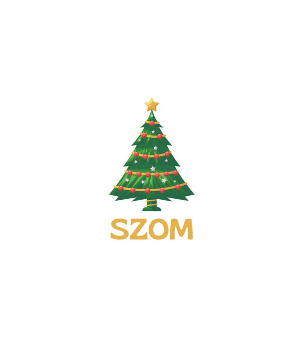 Fszom minta fekete pólón