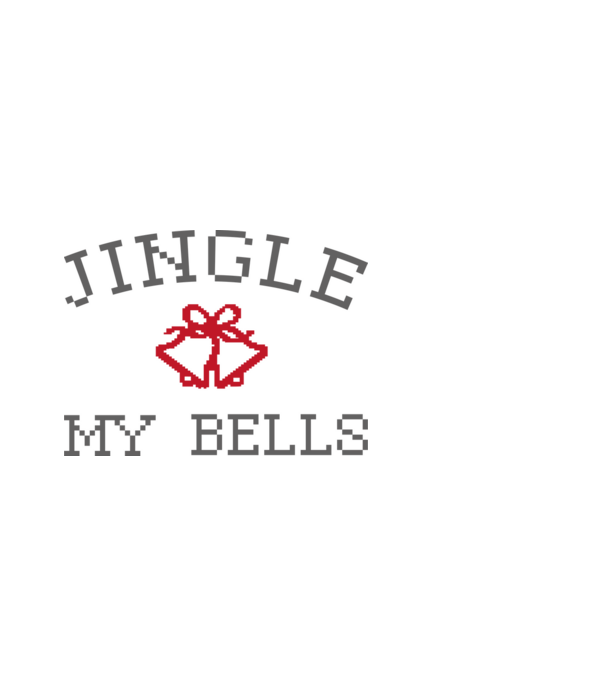 Jingle my bells minta fehér pólón