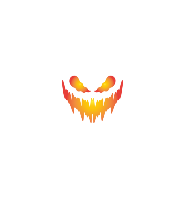 Spooky minta fekete pólón