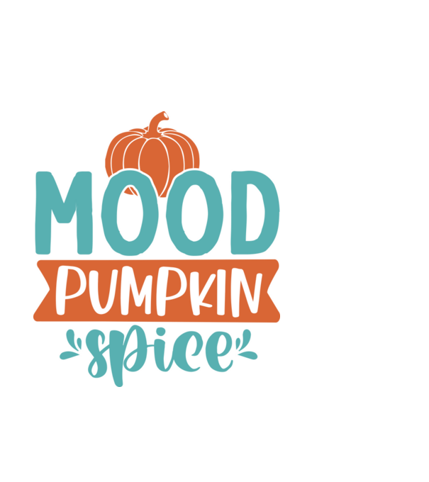 Mood pumpkin spice minta fekete pólón
