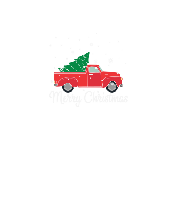 Merry Christmas car minta fekete pólón