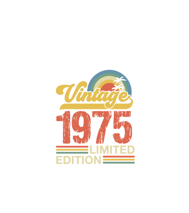 Vintage Years Limited Edition 1975 minta fekete pólón