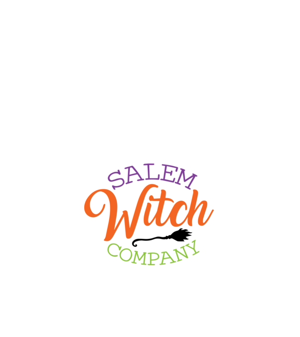 Salem Witch Company minta fehér pólón