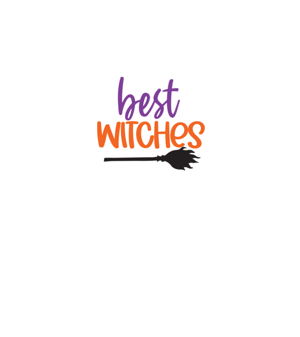 Best Witches minta fehér pólón