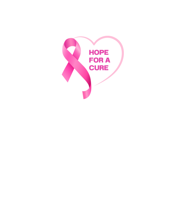 Hope for a Cure minta fehér pólón