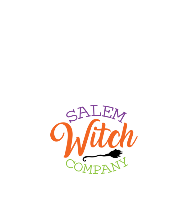 Salem Witch Company minta fehér pólón
