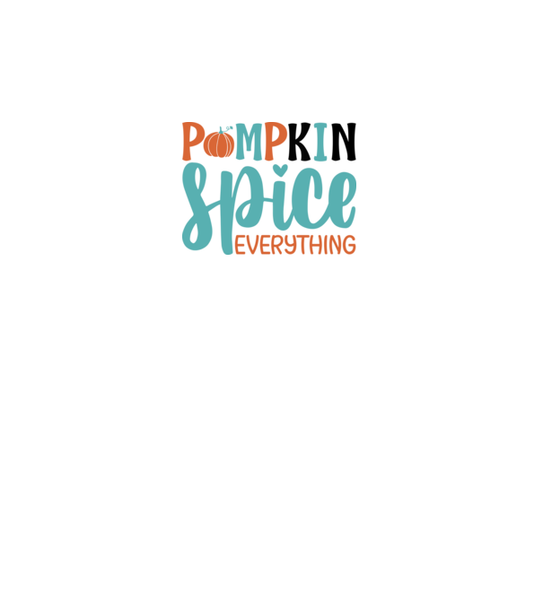 Pumpkin spice everything minta fehér pólón