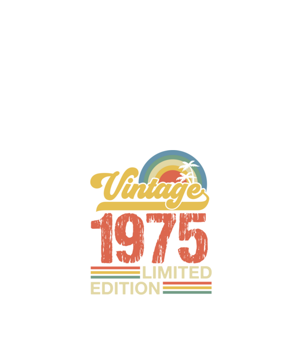 Vintage Years Limited Edition 1975 minta fekete pólón